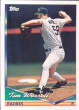 Load image into Gallery viewer, 1994 Topps Tim Worrell RC # 458 San Diego Padres
