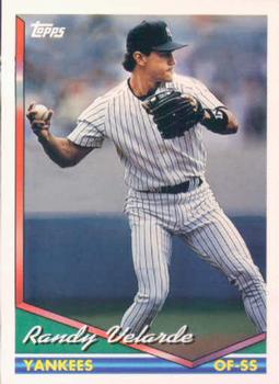 1994 Topps Randy Velarde # 461 New York Yankees
