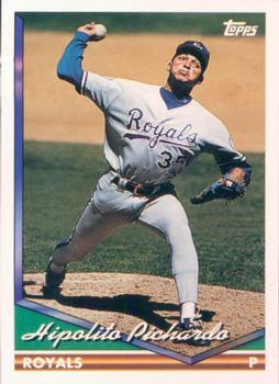 1994 Topps Hipolito Pichardo # 482 Kansas City Royals