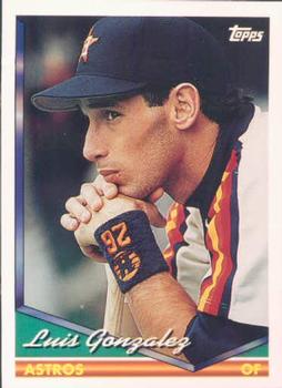 1994 Topps Luis Gonzalez # 484 Houston Astros