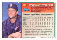 Load image into Gallery viewer, 1994 Topps Wally Whitehurst # 486 San Diego Padres
