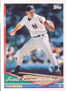 1994 Topps Scott Kamieniecki # 489 New York Yankees