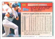 Load image into Gallery viewer, 1994 Topps Kent Hrbek # 490 Minnesota Twins
