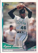 Load image into Gallery viewer, 1994 Topps Ryan Bowen # 494 Florida Marlins
