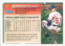 Load image into Gallery viewer, 1994 Topps John Wetteland # 497 Montreal Expos
