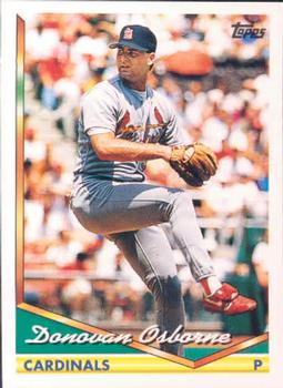 1994 Topps Donovan Osborne # 501 St. Louis Cardinals