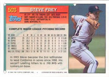 Load image into Gallery viewer, 1994 Topps Steve Frey # 503 California Angels
