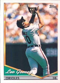 1994 Topps Leo Gomez # 506 Baltimore Orioles