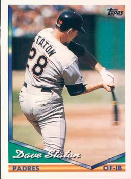 1994 Topps Dave Staton # 507 San Diego Padres