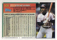 Load image into Gallery viewer, 1994 Topps Wayne Kirby ASR # 508 Cleveland Indians
