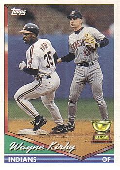 1994 Topps Wayne Kirby ASR # 508 Cleveland Indians