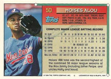 Load image into Gallery viewer, 1994 Topps Moises Alou # 50 Montreal Expos
