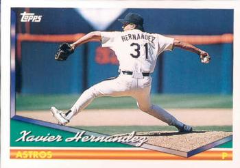 1994 Topps Xavier Hernandez # 512 Houston Astros