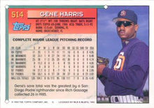 Load image into Gallery viewer, 1994 Topps Gene Harris # 514 San Diego Padres
