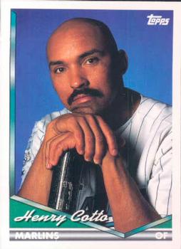 1994 Topps Henry Cotto # 522 Florida Marlins