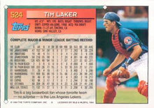 Load image into Gallery viewer, 1994 Topps Tim Laker # 524 Montreal Expos
