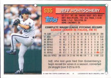 Load image into Gallery viewer, 1994 Topps Jeff Montgomery # 535 Kansas City Royals
