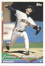Load image into Gallery viewer, 1994 Topps Jeremy Hernandez # 537 Cleveland Indians
