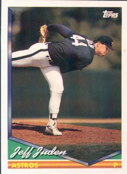 1994 Topps Jeff Juden # 541 Houston Astros