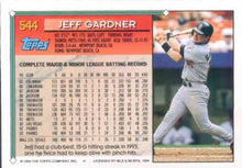 Load image into Gallery viewer, 1994 Topps Jeff Gardner # 544 San Diego Padres
