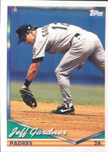 Load image into Gallery viewer, 1994 Topps Jeff Gardner # 544 San Diego Padres
