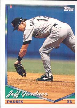1994 Topps Jeff Gardner # 544 San Diego Padres