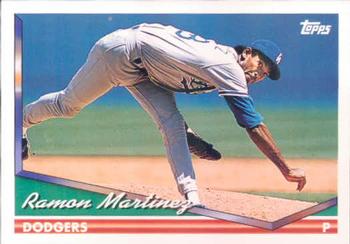 1994 Topps Ramon Martinez # 545 Los Angeles Dodgers
