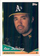 Load image into Gallery viewer, 1994 Topps Ron Darling # 549 Oakland Athletics
