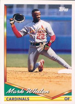 1994 Topps Mark Whiten # 54 St. Louis Cardinals