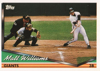 1994 Topps Matt Williams # 550 San Francisco Giants