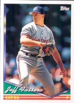 1994 Topps Jeff Fassero # 554 Montreal Expos