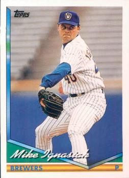 1994 Topps Mike Ignasiak # 564 Milwaukee Brewers