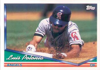 1994 Topps Luis Polonia # 566 California Angels