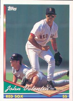 1994 Topps John Valentin # 568 Boston Red Sox