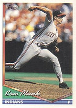 Load image into Gallery viewer, 1994 Topps Eric Plunk # 577 Cleveland Indians

