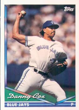 1994 Topps Danny Cox # 582 Toronto Blue Jays
