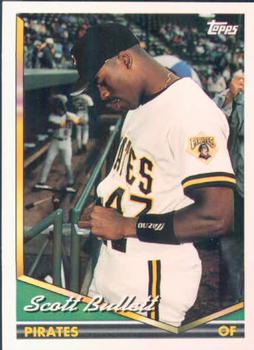 1994 Topps Scott Bullett # 584 Pittsburgh Pirates