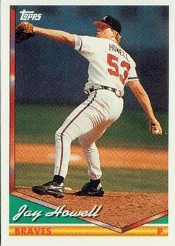 1994 Topps Jay Howell # 592 Atlanta Braves