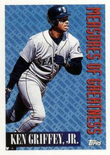 Load image into Gallery viewer, 1994 Topps Ken Griffey, Jr. MOG # 606 Seattle Mariners
