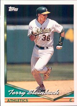 1994 Topps Terry Steinbach # 610 Oakland Athletics