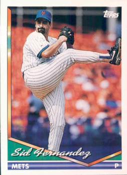 1994 Topps Sid Fernandez # 615 New York Mets