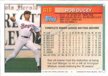 Load image into Gallery viewer, 1994 Topps Rob Ducey # 618 Texas Rangers
