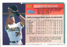 Load image into Gallery viewer, 1994 Topps Kevin Young # 622 Pittsburgh Pirates
