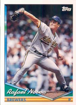 1994 Topps Rafael Novoa # 623 Milwaukee Brewers
