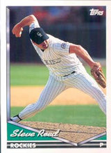 将图片加载到图库查看器，1994 Topps Steve Reed # 627 Colorado Rockies
