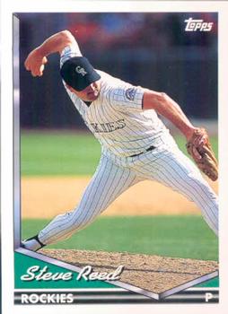 1994 Topps Steve Reed # 627 Colorado Rockies