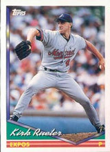 Load image into Gallery viewer, 1994 Topps Kirk Rueter RC # 628 Montreal Expos
