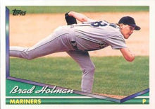 Load image into Gallery viewer, 1994 Topps Brad Holman RC # 631 Seattle Mariners
