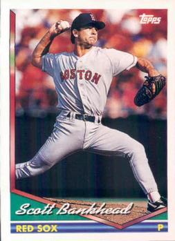 1994 Topps Scott Bankhead # 633 Boston Red Sox