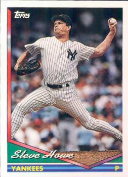 1994 Topps Steve Howe # 637 New York Yankees
